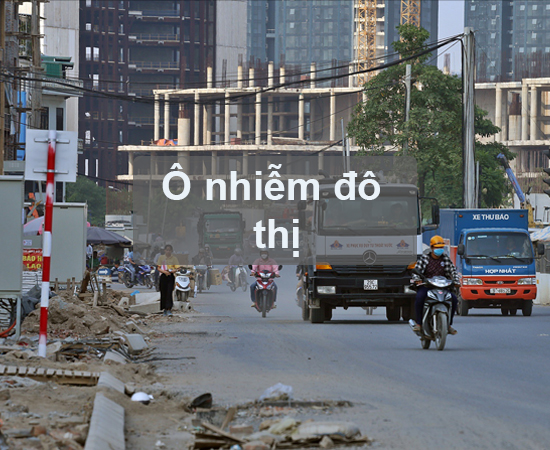 Hình ảnh ô nhiễm đô thị đang tăng cao